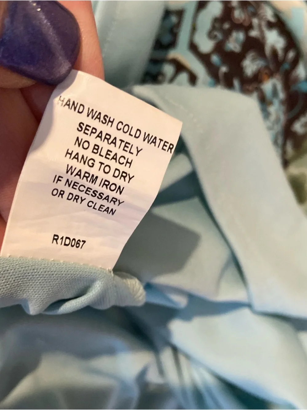 Rabbit Rabbit Rabbit Designs~Airy~Patchwork~Semi-Sheer Overlay~Dress~Size 10 - Picture 15 of 15